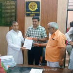 शांति नगर हाइवे कट बंद होने को लेकर सवर्ण युवा महासभा ने उप जिलाधिकारी को दिया ज्ञापन