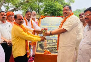 वंदन योजना के तहत 120.50 लाख के विकास कार्यों का भूमि पूजन और शिलान्यास किया गया