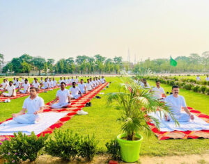 आगामी अंतर्राष्ट्रीय योग दिवस-2026 के दृष्टिगत रिजर्व पुलिस लाइन परेड ग्राउंड में योग शिविर का आयोजन
