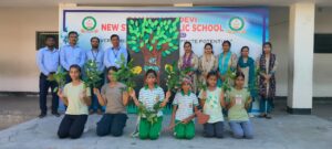 न्यू स्टैंडर्ड पब्लिक स्कूल मं धूमधाम से मनाया गया वन महोत्सव सप्ताह