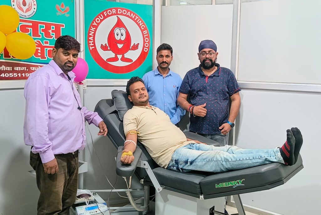 रक्तदान बन रहा जीवनदान – श्री जागेश्वर धाम चैरिटेबल ट्रस्ट ने फिर निभाया मानवता का धर्म