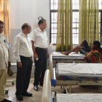 सीएमओ ने जिला संयुक्त चिकित्सालय का किया निरीक्षण, स्वाइन फ्लू वार्ड की व्यवस्थाएं परखी